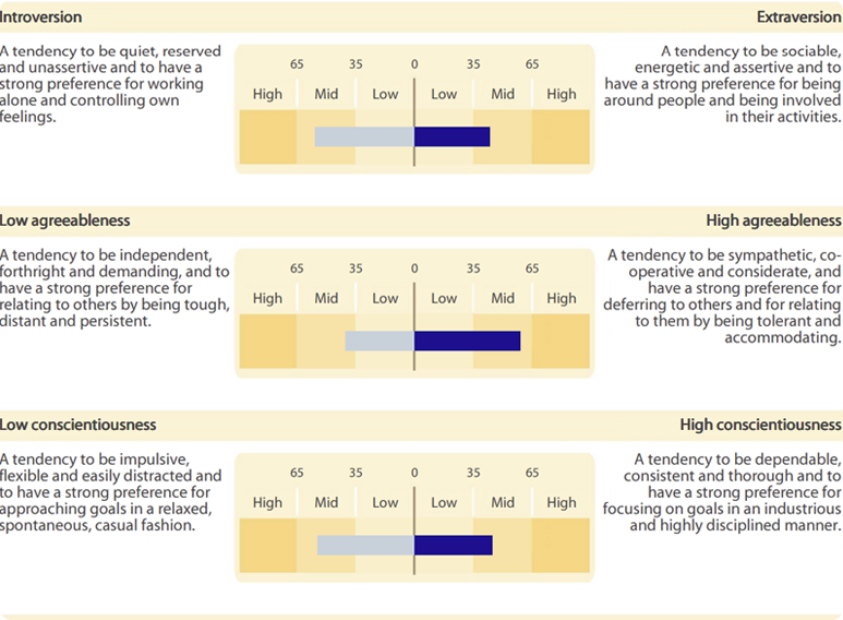 The Big Five Sample Report
