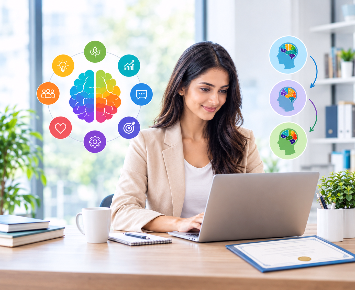 PRISM Brain Map behavioural profile used in a recruitment shortlist review