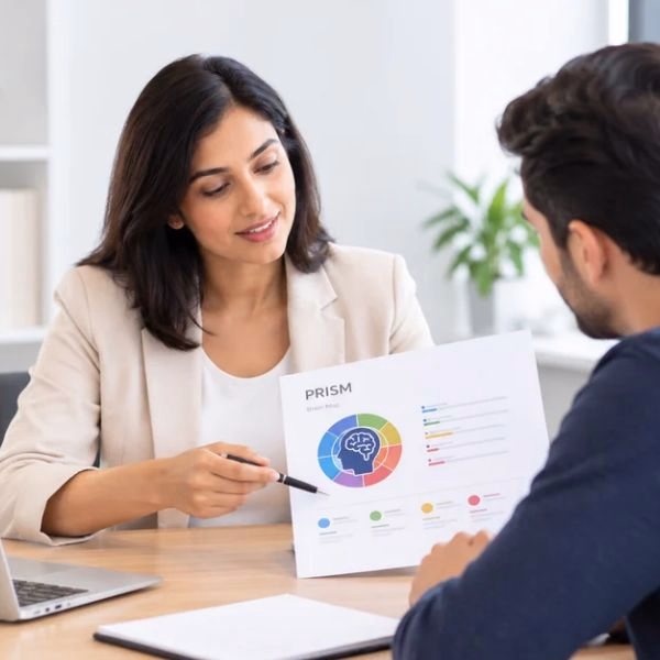 Sample psychometric assessment report from the PRISM Brain Map